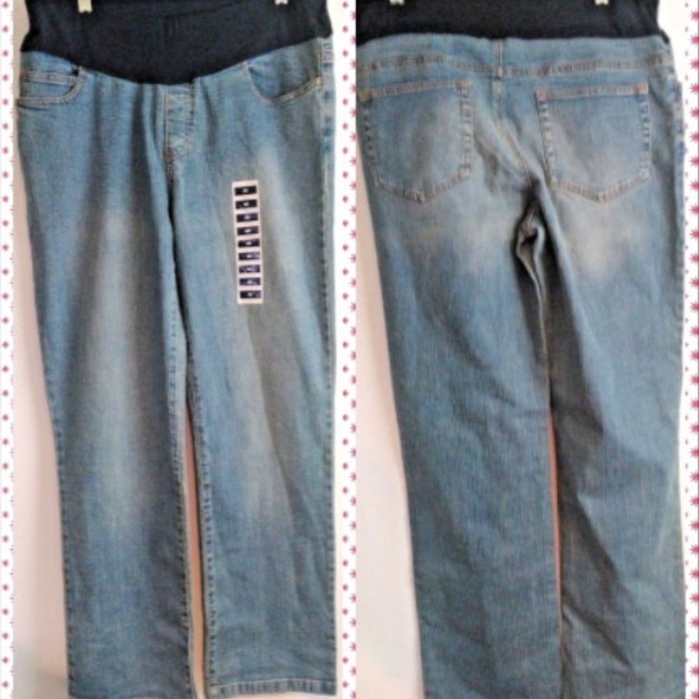 NWT New Recruit maternity jeans Stretch Panel M